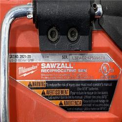 AS-IS Milwaukee FUEL GEN-2 18V Lithium-Ion Brushless Cordless SAWZALL Reciprocating Saw (Tool-Only)