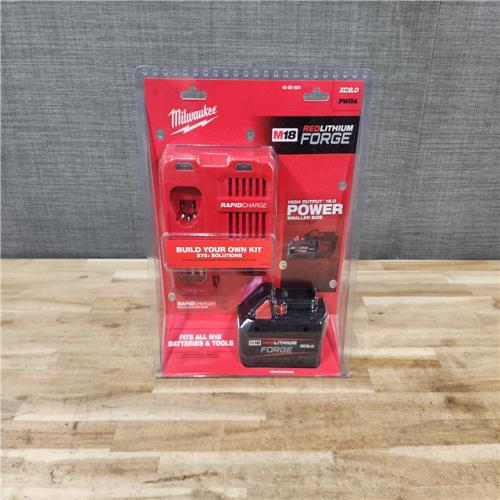 HOUSTON LOCATION - AS-IS (NEW) Milwaukee 18-Volt Lithium-Ion REDLITHIUM FORGE Starter Kit with 8.0Ah Battery and Rapid Charger