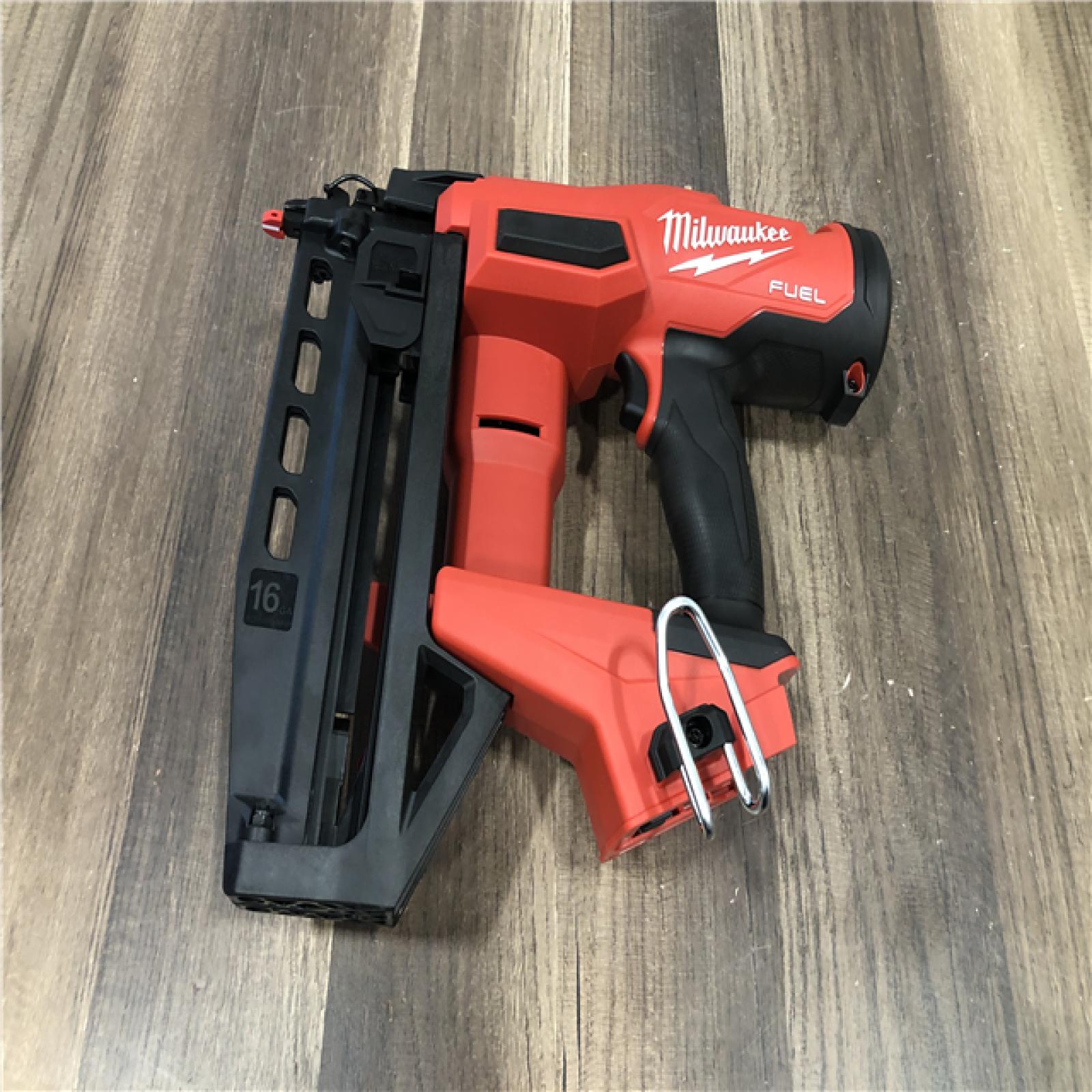 AS-IS Milwaukee FUEL 18-Volt Lithium-Ion Brushless Cordless Gen ll 16-Gauge Straight Finish Nailer (Tool Only)