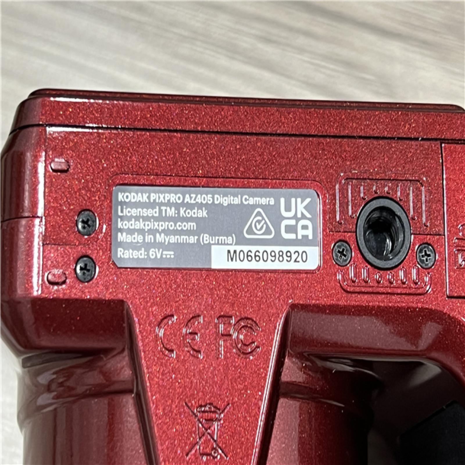 AS-IS Kodak PIXPRO AZ405 20.7 Megapixel Compact Camera  Red