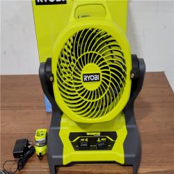 California NEW Ryobi One+ 18V 7.5 Bucket Top Misting Fan Kit  Includes (1) Battery & Charger