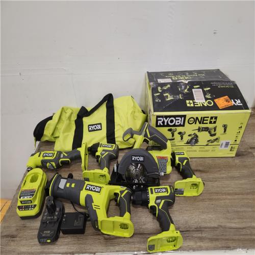 Phoenix Location NEW RYOBI ONE+ 18V Cordless 6-Tool Combo Kit with 1.5 Ah Battery, 4.0 Ah Battery, and Charger