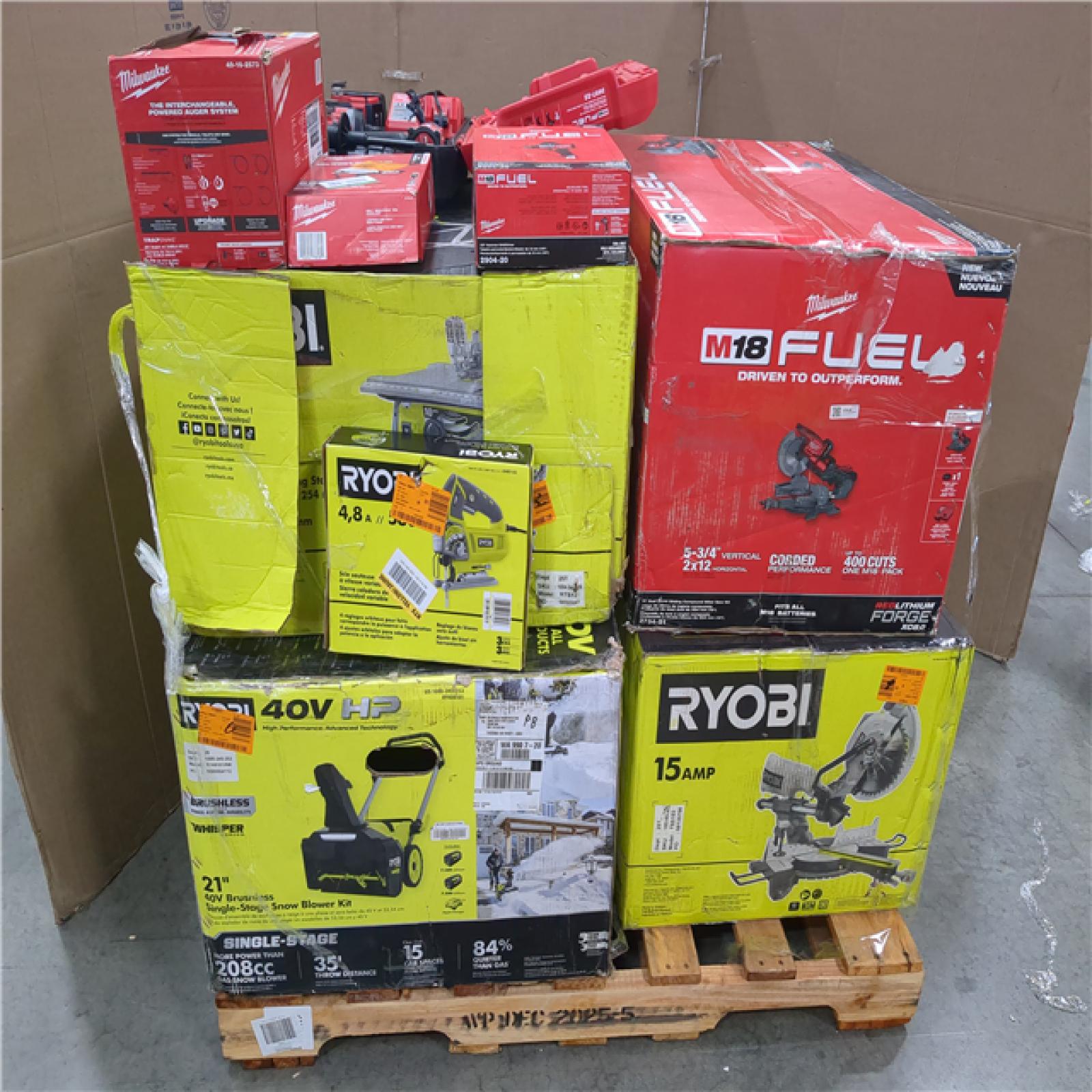 CALIFORNIA AS-IS TOOL PALLET