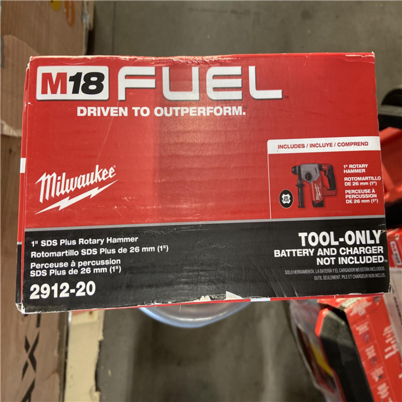 NEW! - Milwaukee M18 FUEL 18V Lithium-Ion Brushless Cordless 1 in. SDS-Plus Rotary Hammer (Tool-Only)