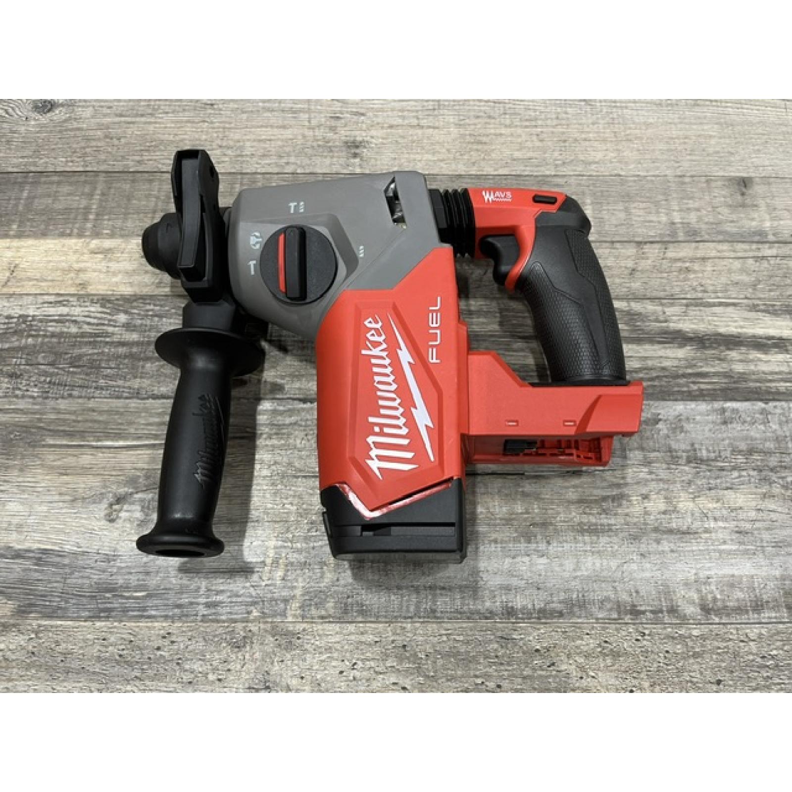 AS-IS Milwaukee  FUEL 18V Lithium-Ion Brushless Cordless 1 in. SDS-Plus Rotary Hammer (Tool-Only)
