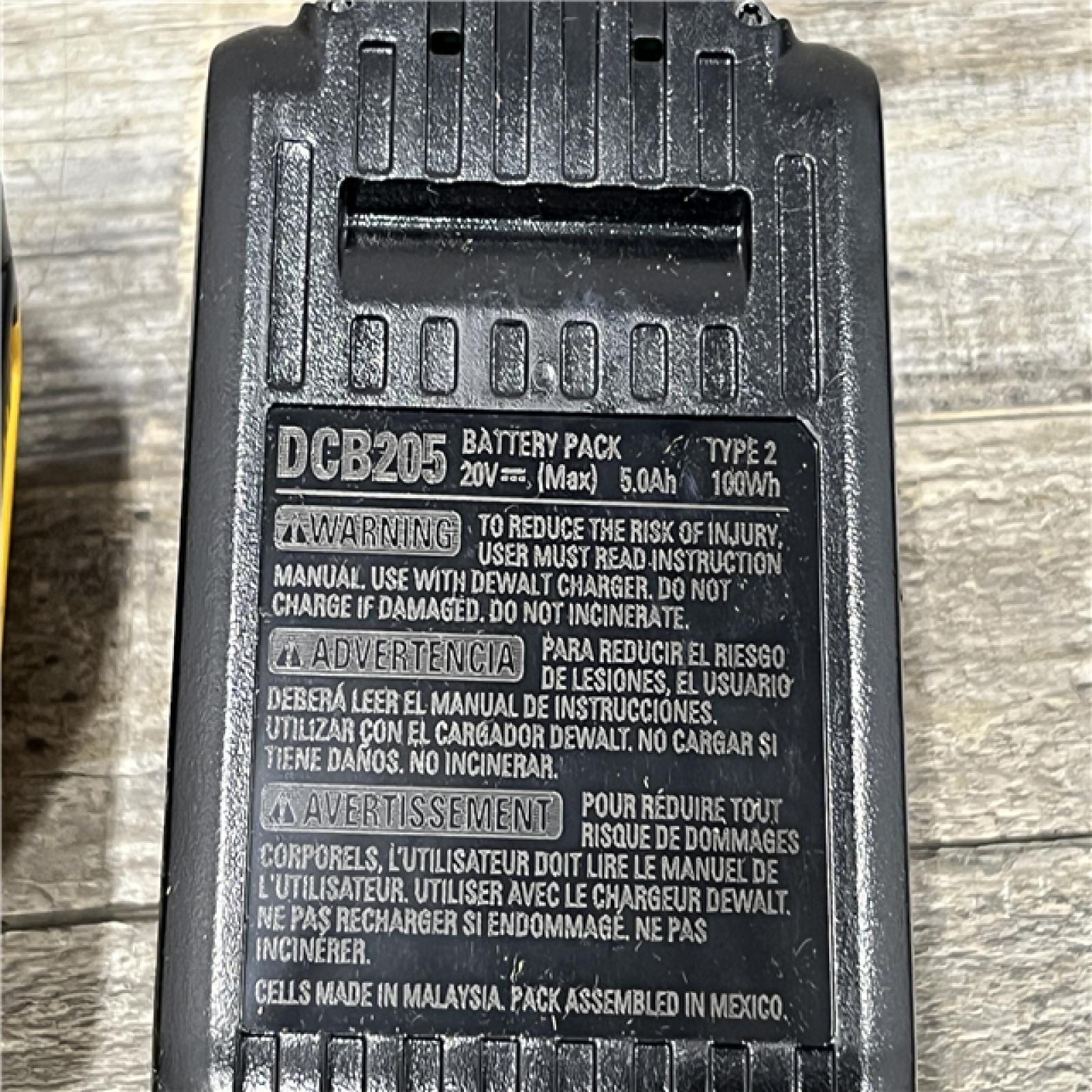 AS-IS DEWALT 20V Premium Lithium-Ion 5.0Ah Battery and 8.0Ah Battery