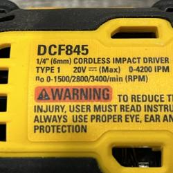 AS-IS DEWALT 20-Volt Maximum XR Cordless Brushless 1/4 in. 3-Speed Impact Driver (Tool-Only)
