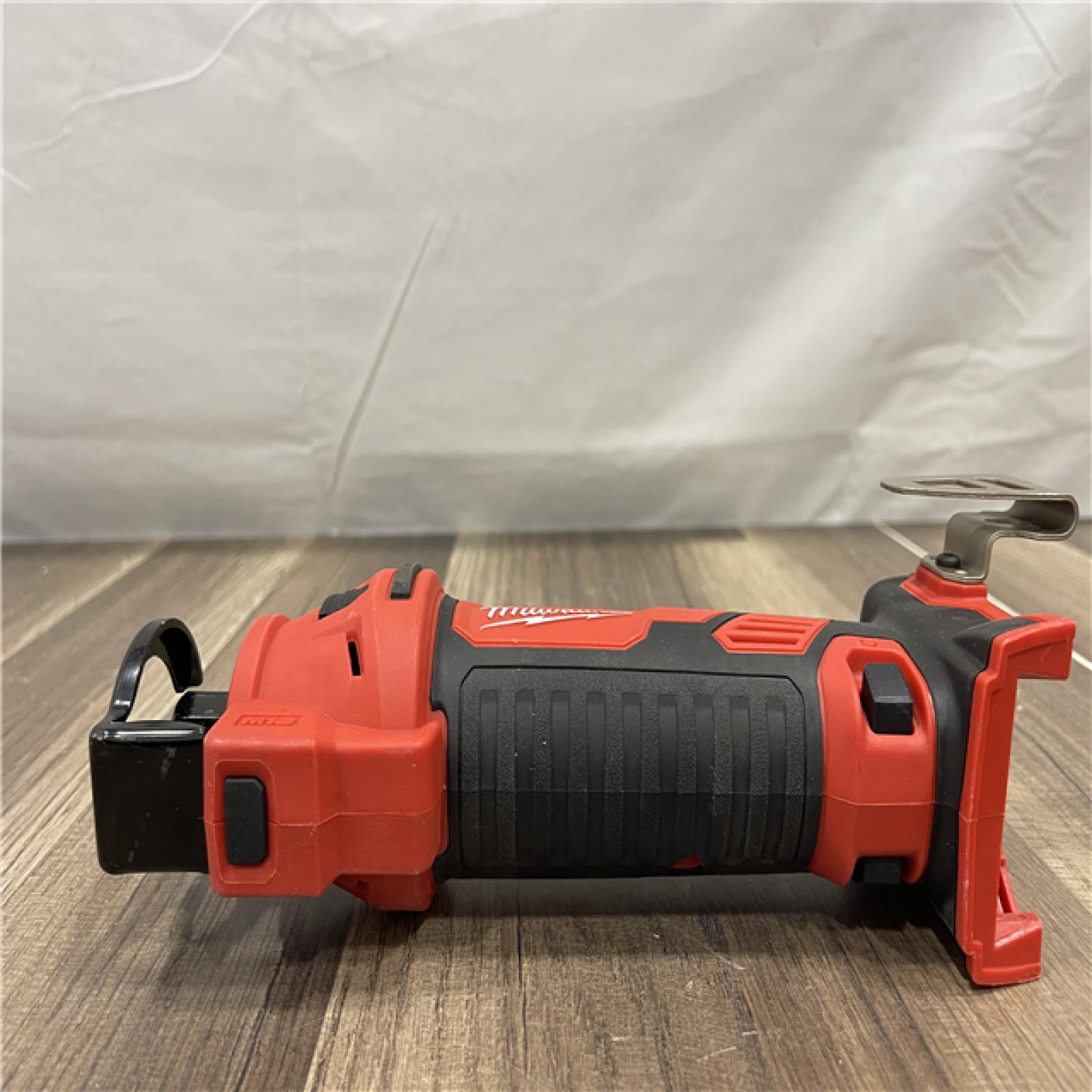 AS-IS Milwaukee M18 18V Lithium-Ion Cordless Drywall Cut Out Rotary Tool (Tool-Only)
