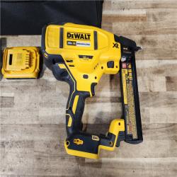 HOUSTON LOCATION - AS - IS DEWALT 20V MAX XR Lithium-Ion Cordless 18-Gauge Narrow Crown Stapler Kit