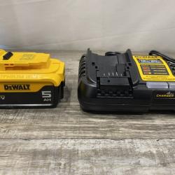 AS-IS DEWALT 20-Volt Maximum XR 5.0 Ah Battery Pack and Charger Kit