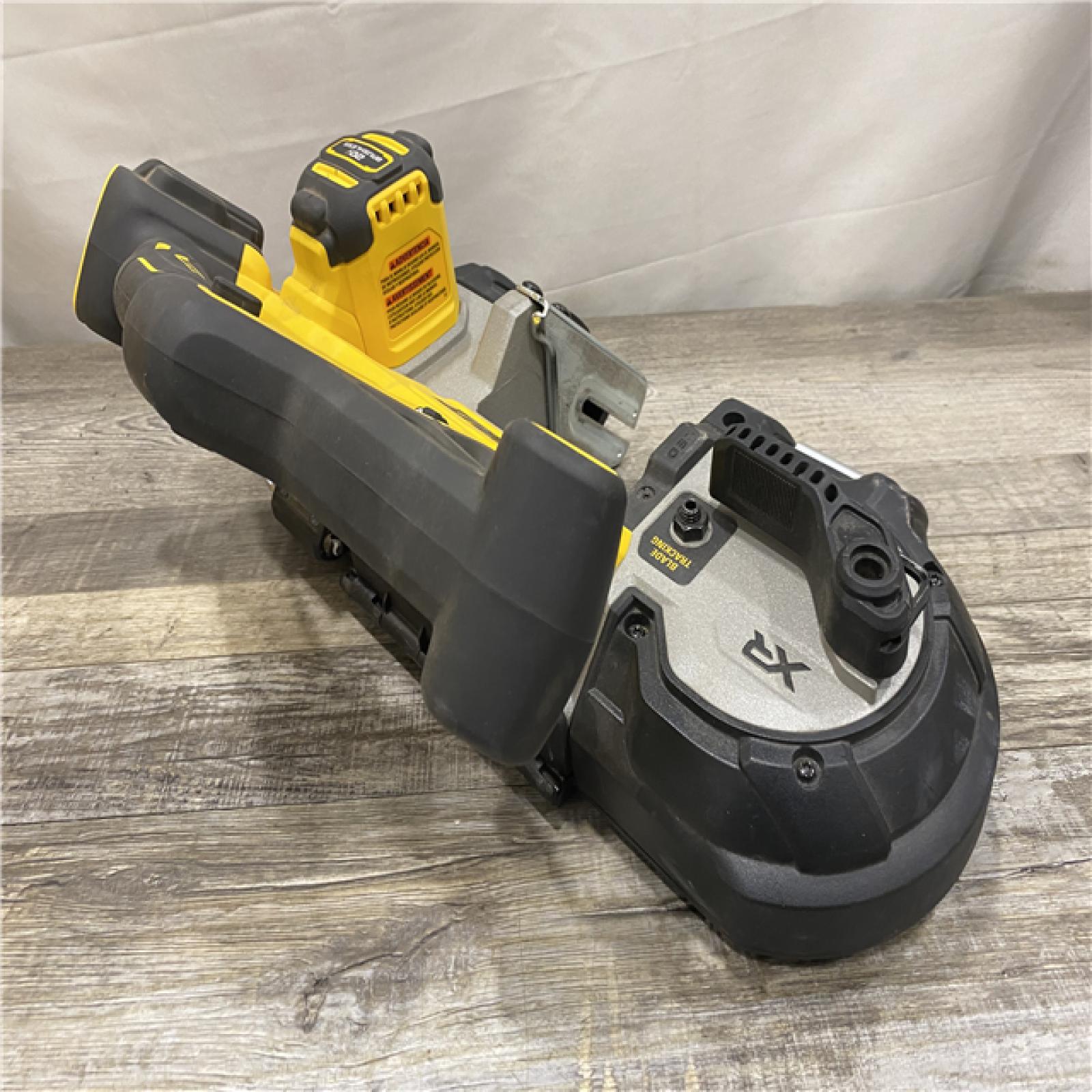 AS-IS DEWALT 20-Volt MAX 3-3/8 in. Cordless Brushless Bandsaw (Tool-Only)