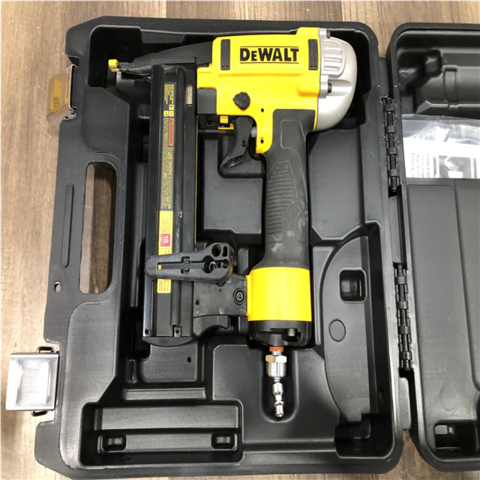 AS-IS DEWALT Pneumatic 18-Gauge 1/4 in. Crown Corded Stapler