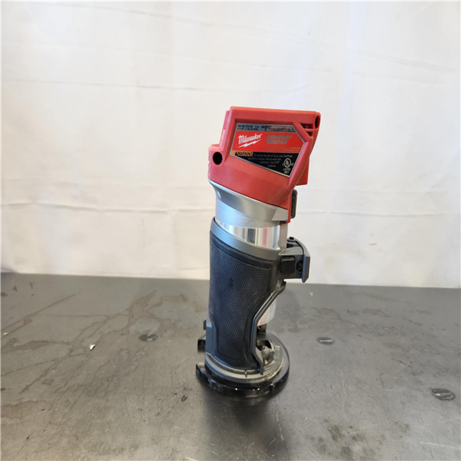 AS-IS- Milwaukee M18 FUEL 18V Cordless Li-Ion Compact Router - Bare Tool