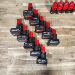 HOUSTON LOCATION - AS-IS MILWAUKEE BATTERY PACK QTY - 15