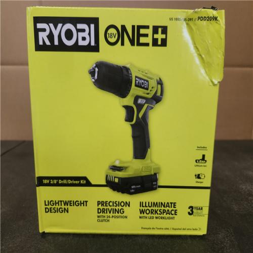 Phoenix NEW RYOBI ONE+ 18V Cordless 3/8 in. Drill/Driver Kit with Compact Battery and Charger SEALED