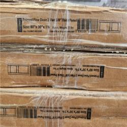 Phoenix Eightdoors 30 in. x 80 in. x 1-3/4 in. 2-Panel Shaker Solid Core White Primed Pine Wood Interior Door Slab Pallet (7-Doors)