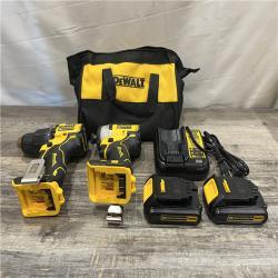 AS-IS DEWALT ATOMIC 20-Volt MAX Lithium-Ion Cordless Hammer Drill/Impact Combo Kit