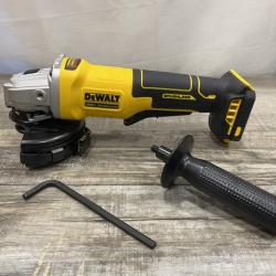 AS-IS DEWALT 20V MAX Cordless Brushless 4-1/2 in. Angle Grinder with Paddle Switch (Tool Only)