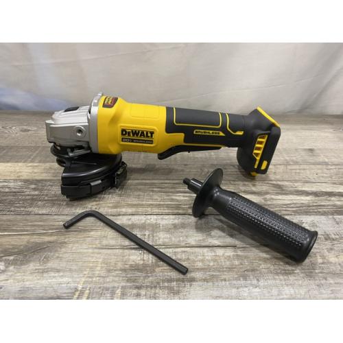 AS-IS DEWALT 20V MAX Cordless Brushless 4-1/2 in. Angle Grinder with Paddle Switch (Tool Only)