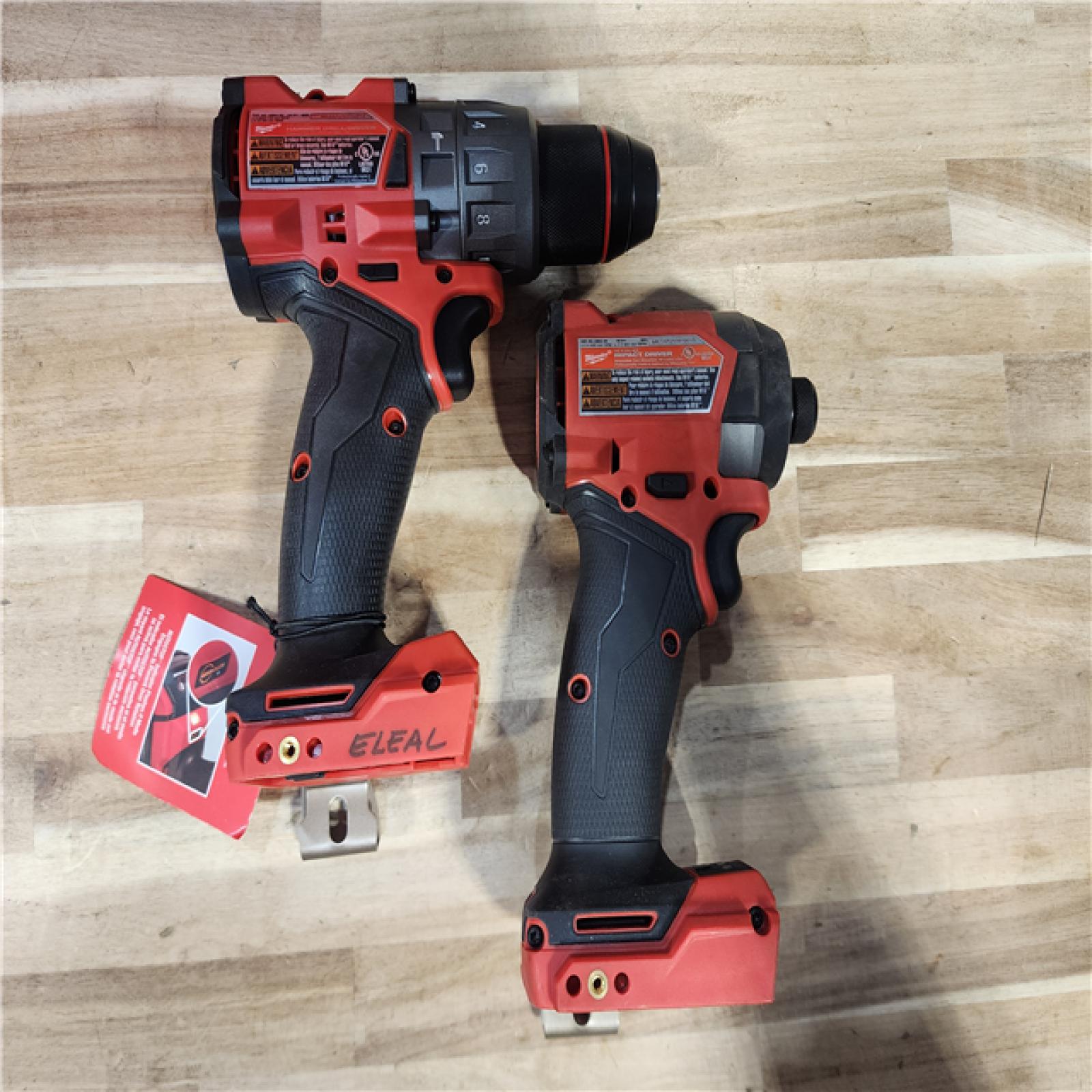 HOUSTON LOCATION - AS-IS Milwaukee  FUEL 18V Lithium-Ion Brushless Cordless Hammer Drill and Impact Driver Combo Kit