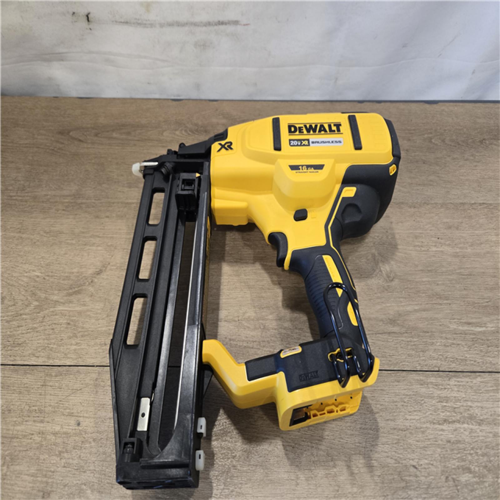 AS-IS DEWALT 20V MAX XR 16-Gauge Cordless Finish Nailer (Tool Only)