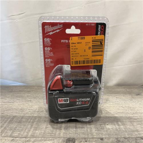 NEW - Milwaukee 18-Volt Lithium-Ion XC Extended Capacity 5.0Ah Battery Pack
