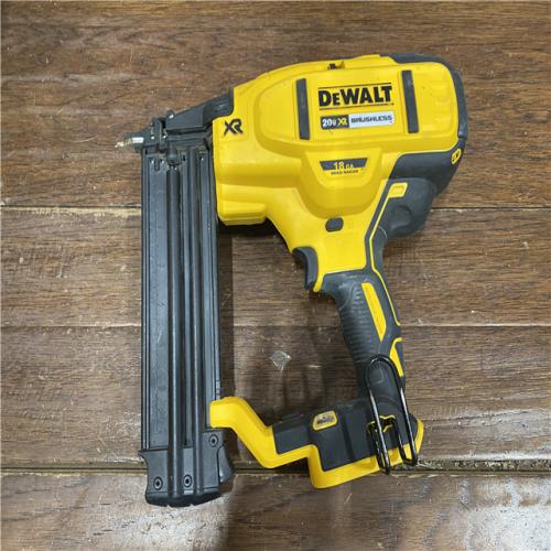 AS-IS DeWalt 20V MAX XR Lithium-Ion Electric Cordless 18-Gauge Brad Nailer (Tool Only)