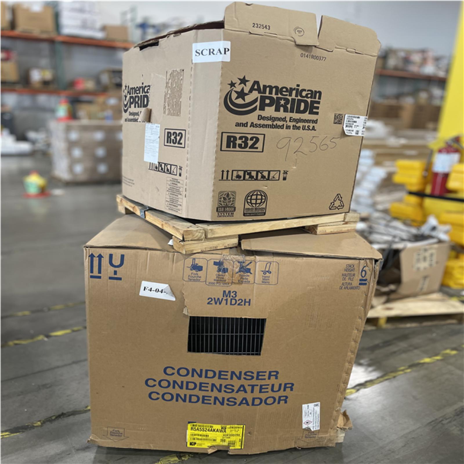 DALLAS LOCATION- AS-IS MIXED CONDENSOR PALLET (2 UNITS)