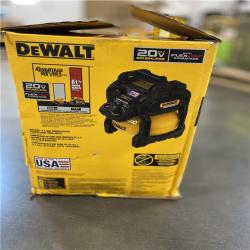 DALLAS LOCATION - DEWALT 2.5 Gal. 140 psi Portable 20V Cordless Air Compressor with FLEXVOLT Advantage (Tool Only)
