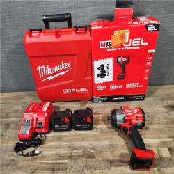 HOUSTON LOCATION - AS-IS (APPEARS LIKE NEW) Milwaukee M18 FUEL 1/2 in. Cordless Brushless High Torque Impact Wrench Kit (Battery & Charger)