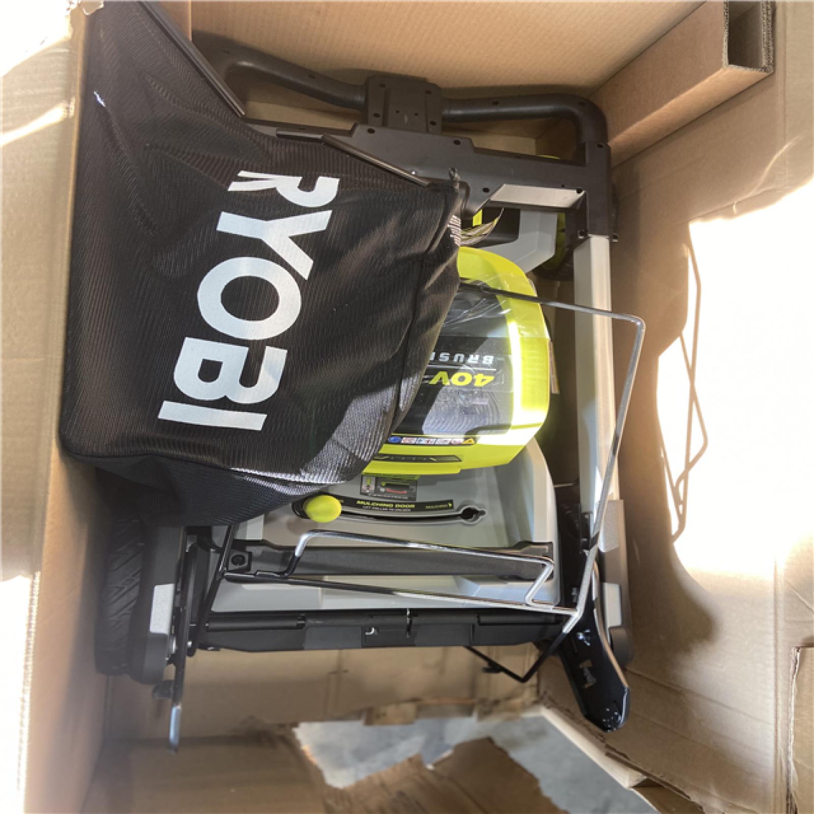 DALLAS LOCATION - RYOBI 40V HP Brushless 21 Whisper Series Cordless Walk-Behind Multi-Blade Push Lawn Mower