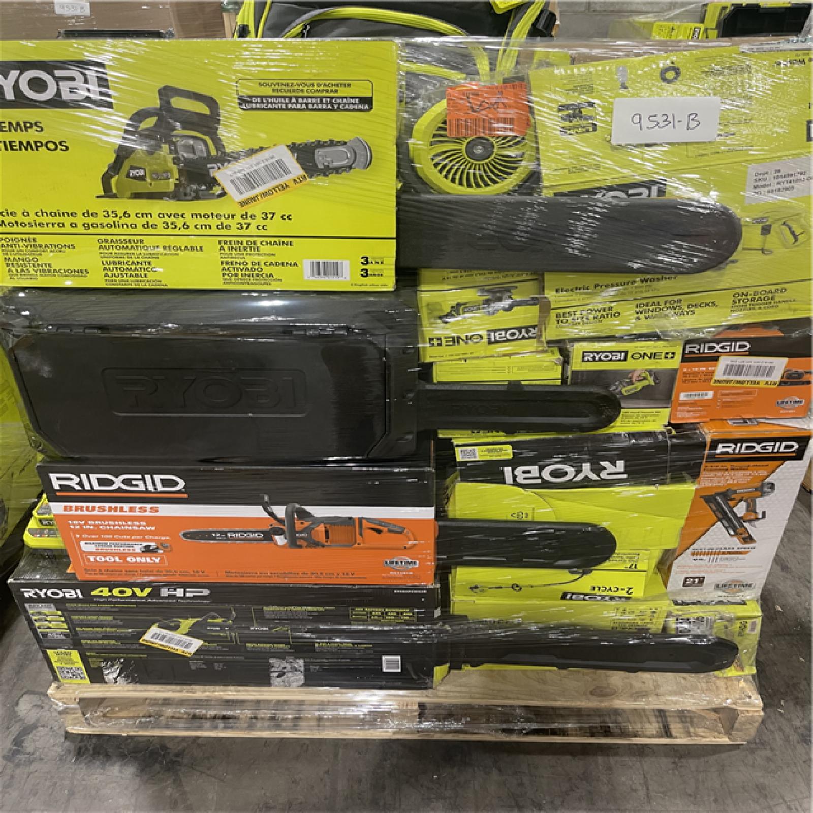 Pittston Location As-Is Power Tools Partial Truckload (13 pallets) 9531-B