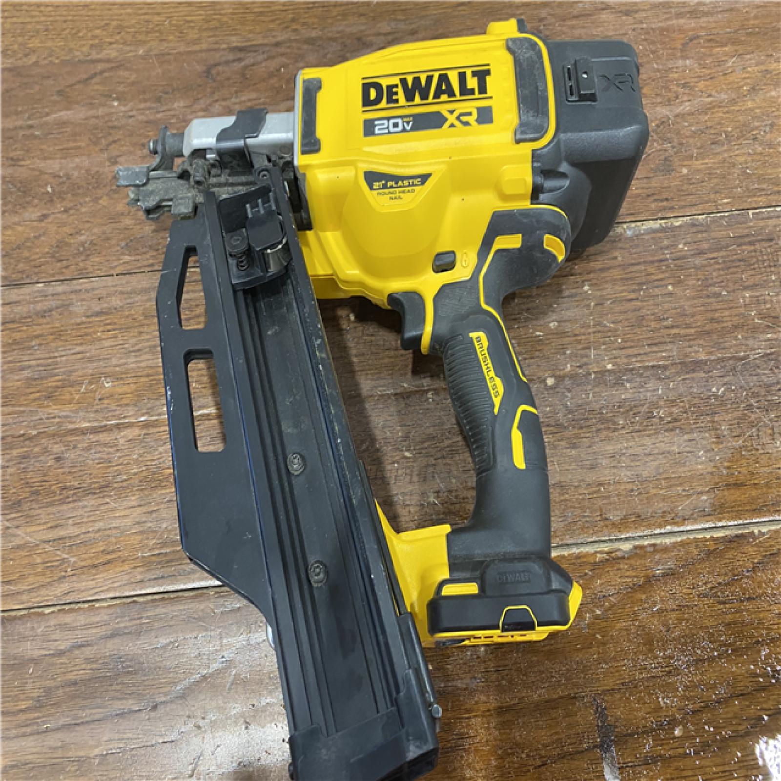AS-IS DEWALT 20-Volt 21Â° Cordless Framing Nailer (Tool-Only)