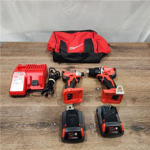 AS-IS Milwaukee M18 Compact Brushless 2-Tool Combo Kit