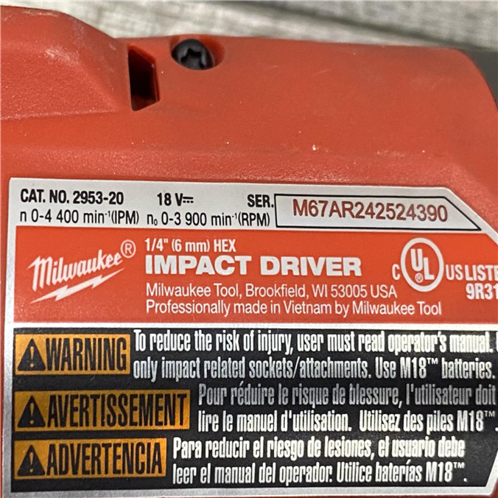 AS-IS Milwaukee FUEL 18V Lithium-Ion Brushless Cordless Hammer Drill and Impact Driver Combo Kit