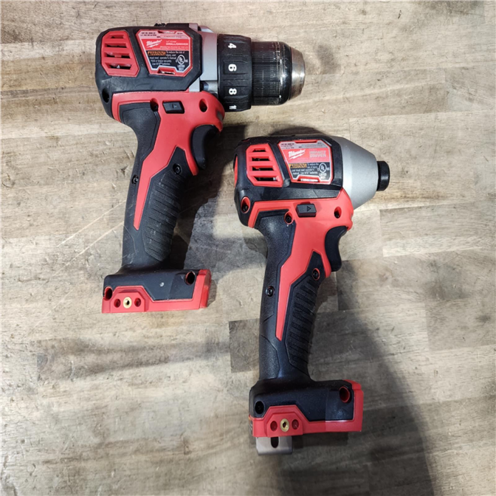 HOUSTON LOCATION - AS-IS Milwaukee M18 Brushed Cordless (2-Tool) Drill/Driver and Impact Driver Kit