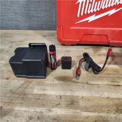 HOUSTON LOCATION - AS-IS Milwaukee-3522-21 Green Beam Laser Cross Line Plumb Point Rechargeable USB Kit