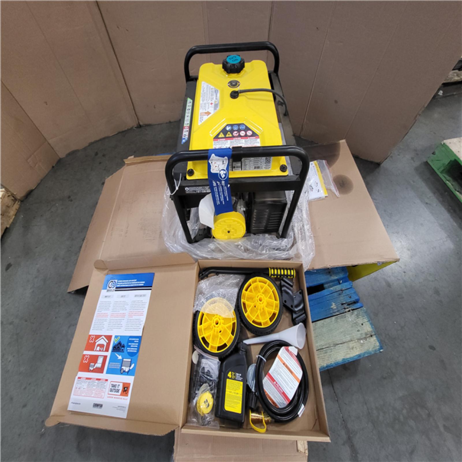 CALIFORNIA AS-IS CHAMPION PORTABLE GENERATOR