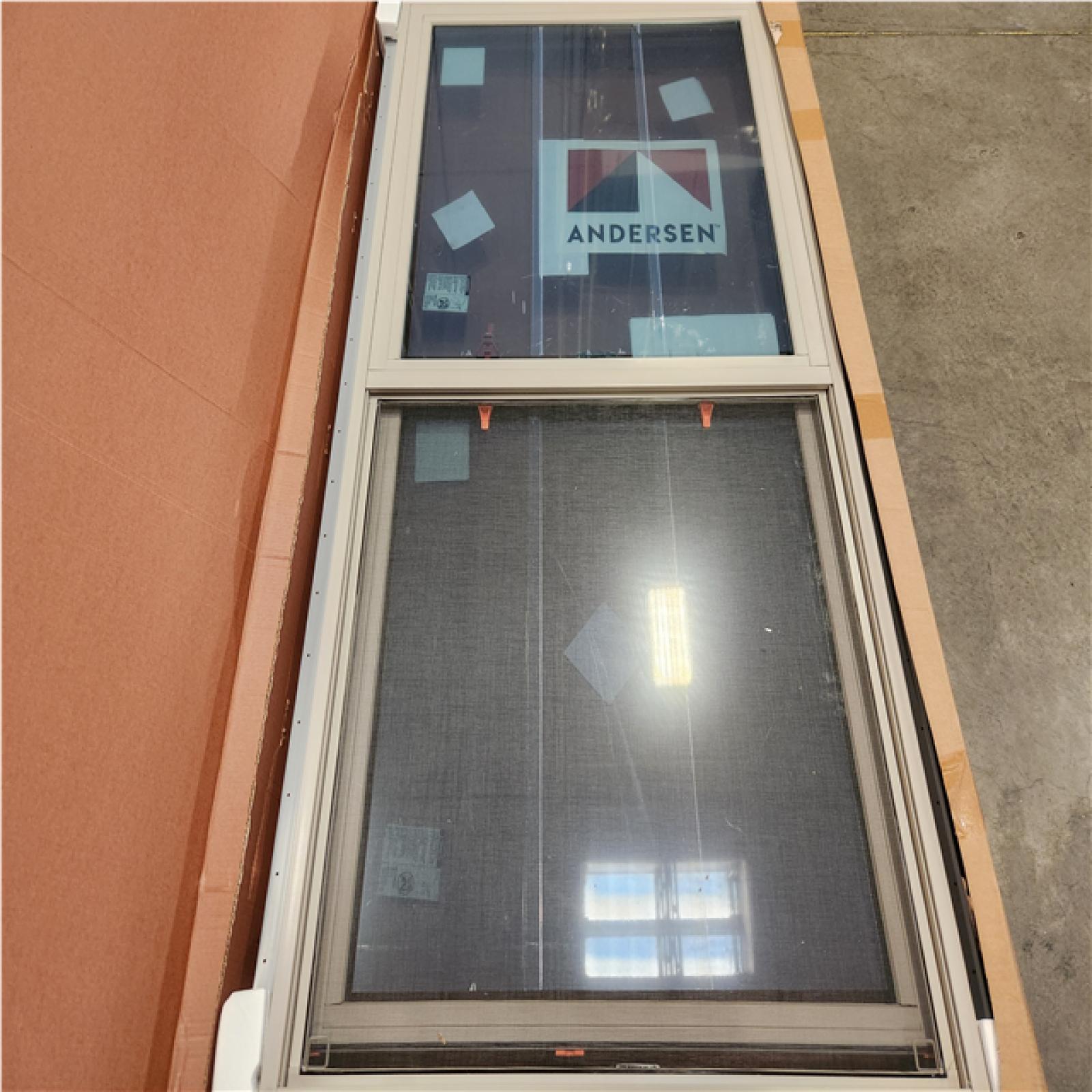 Phoenix NEW Andersen 30 in. x 54 in. 100 Series White Single Hung Insert Replacement Composite Window with Low-E Glass  White Int & Hardware