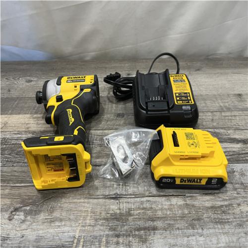AS-IS DEWALT Atomic 20V Max Lithium-Ion Brushless Cordless Compact 1/4 in. Impact Driver Kit