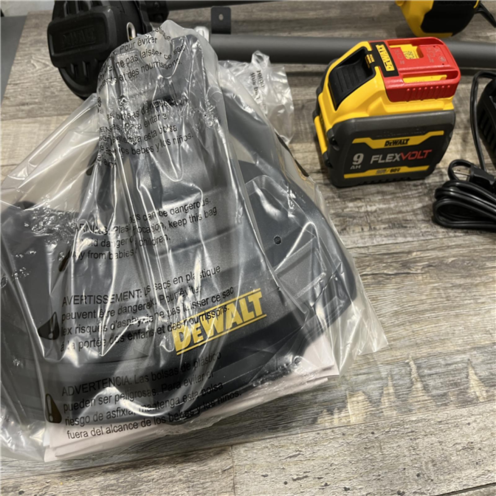 AS-IS DEWALT FLEXVOLT 60V MAX 17 in. Cordless Battery Powered Attachment Capable Trimmer Kit