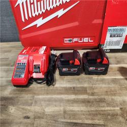 HOUSTON LOCATION - AS-IS (APPEARS LIKE NEW) MILWAUKEE M18 FUEL 18V Lithium-Ion Brushless Cordless Hammer Drill and Impact Driver Combo Kit (2-Tool) with 2 Batteries