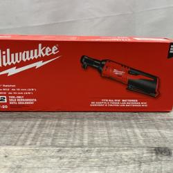 NEW - Milwaukee 12V Lithium-Ion Cordless 3/8 in. Ratchet (Tool-Only)