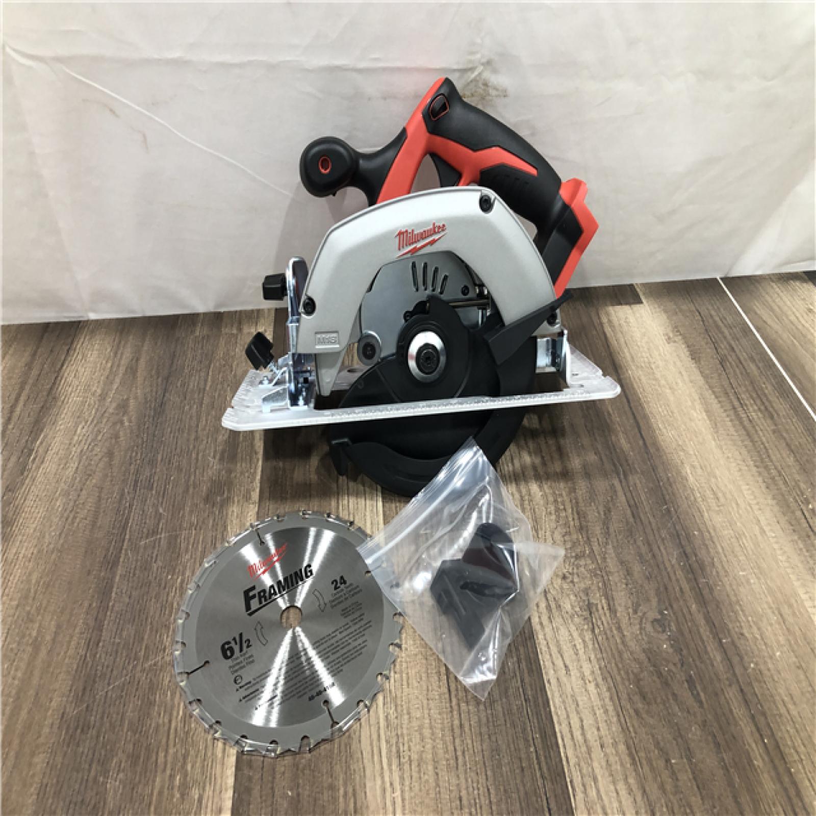 AS-IS Milwaukee 18V Lithium-Ion Cordless 6-1/2 in. Circular Saw (Tool-Only)