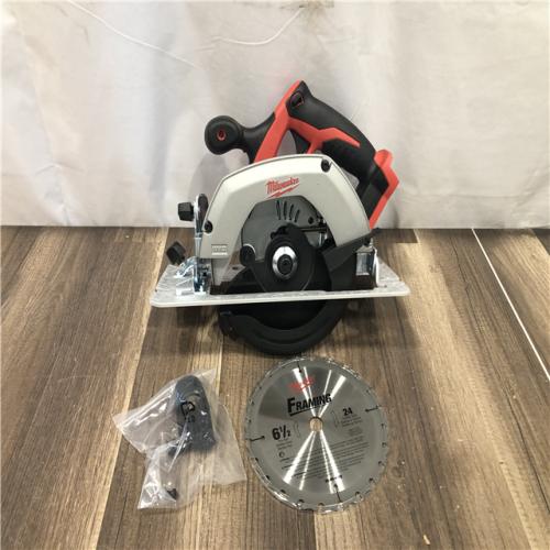 AS-IS Milwaukee 18V Lithium-Ion Cordless 6-1/2 in. Circular Saw (Tool-Only)
