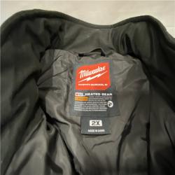 AS-IS Milwaukee Men's 2 X-Large 12-Volt Lithium-Ion Cordless Axis Black Heated Vest Kit