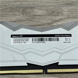 AS-IS T-Force DELTA RGB DDR5 DESKTOP RAM WHITE 16GB 5200MHz CL40