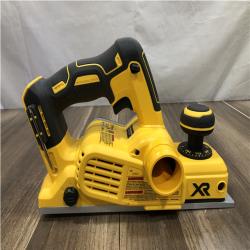 AS-IS DEWALT 20V MAX XR Cordless Brushless 3-1/4 in. Planer (Tool Only)