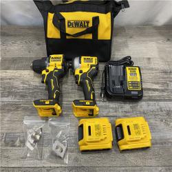 AS-IS DEWALT ATOMIC 20-Volt MAX Lithium-Ion Cordless Combo Kit