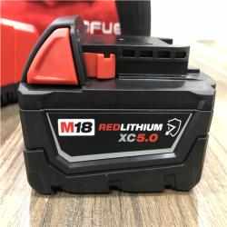 AS-=IS Milwaukee FUEL 18V Lithium-Ion Brushless Cordless 1/2 in. Impact Wrench w/Friction Ring Kit